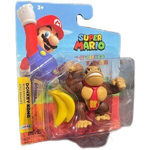 Super Mario Donkey Kong Mini Figure (with Bananas) 2.5"